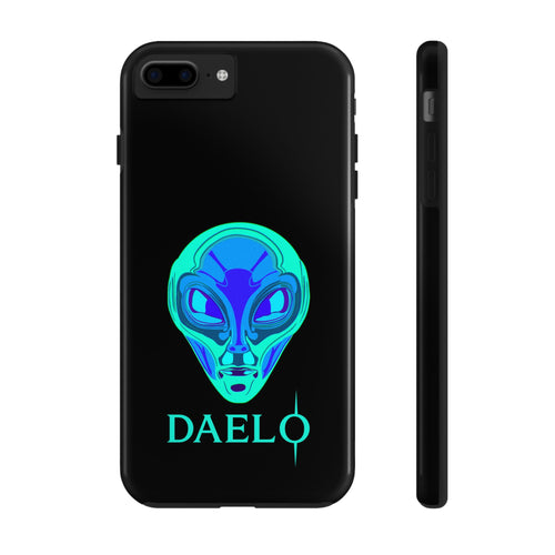 Alien Graphic Tough Phone Cases for Sci-Fi Lovers, Durable Phone Cover, Unique Gift, Outer Space Theme, DAELO Design