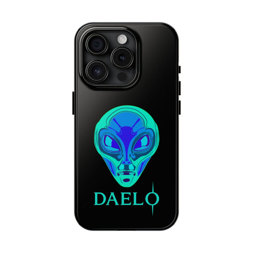 Alien Graphic Tough Phone Cases for Sci-Fi Lovers, Durable Phone Cover, Unique Gift, Outer Space Theme, DAELO Design